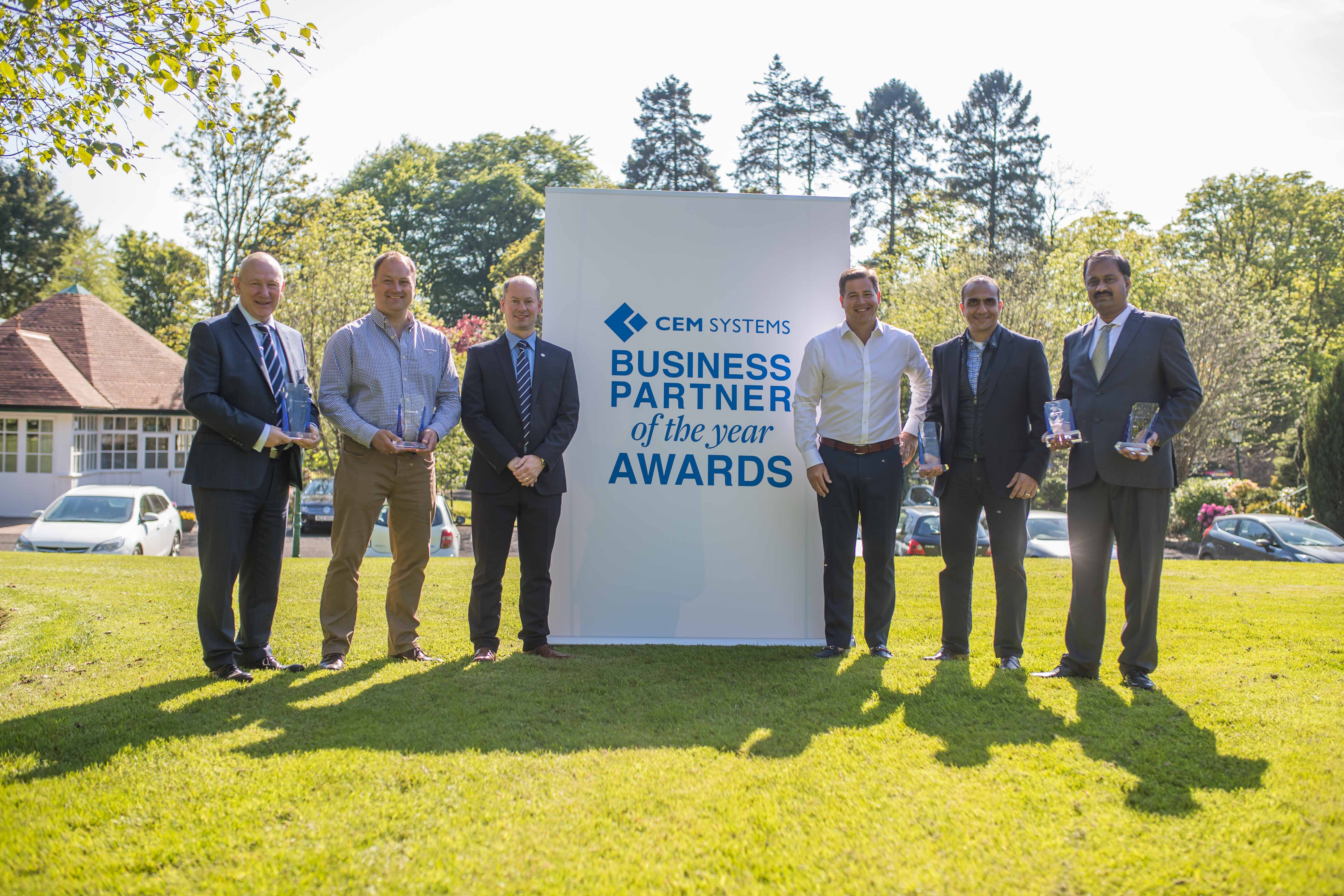 CEM Systems EMEA Business Partners of the Year award winners 2018
